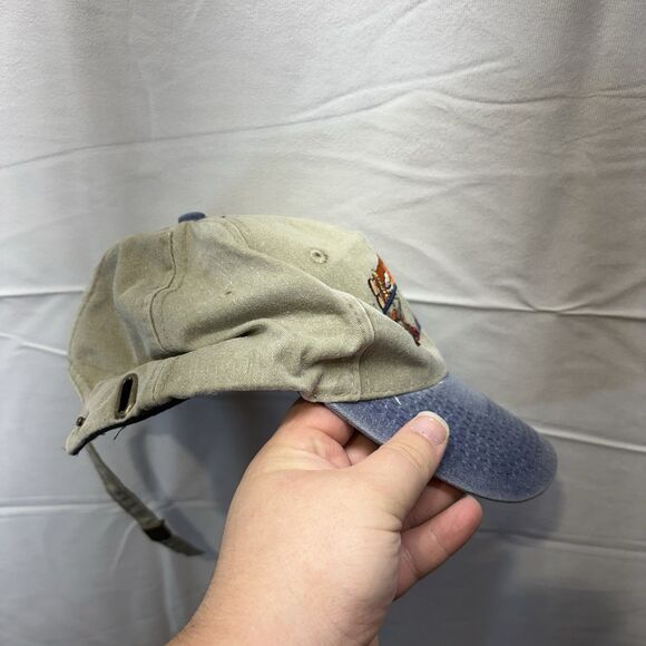 Vintage Embroidered Deer Hunting Hat Adjustable Strap Unisex Cap OSFA - Picture 2 of 6